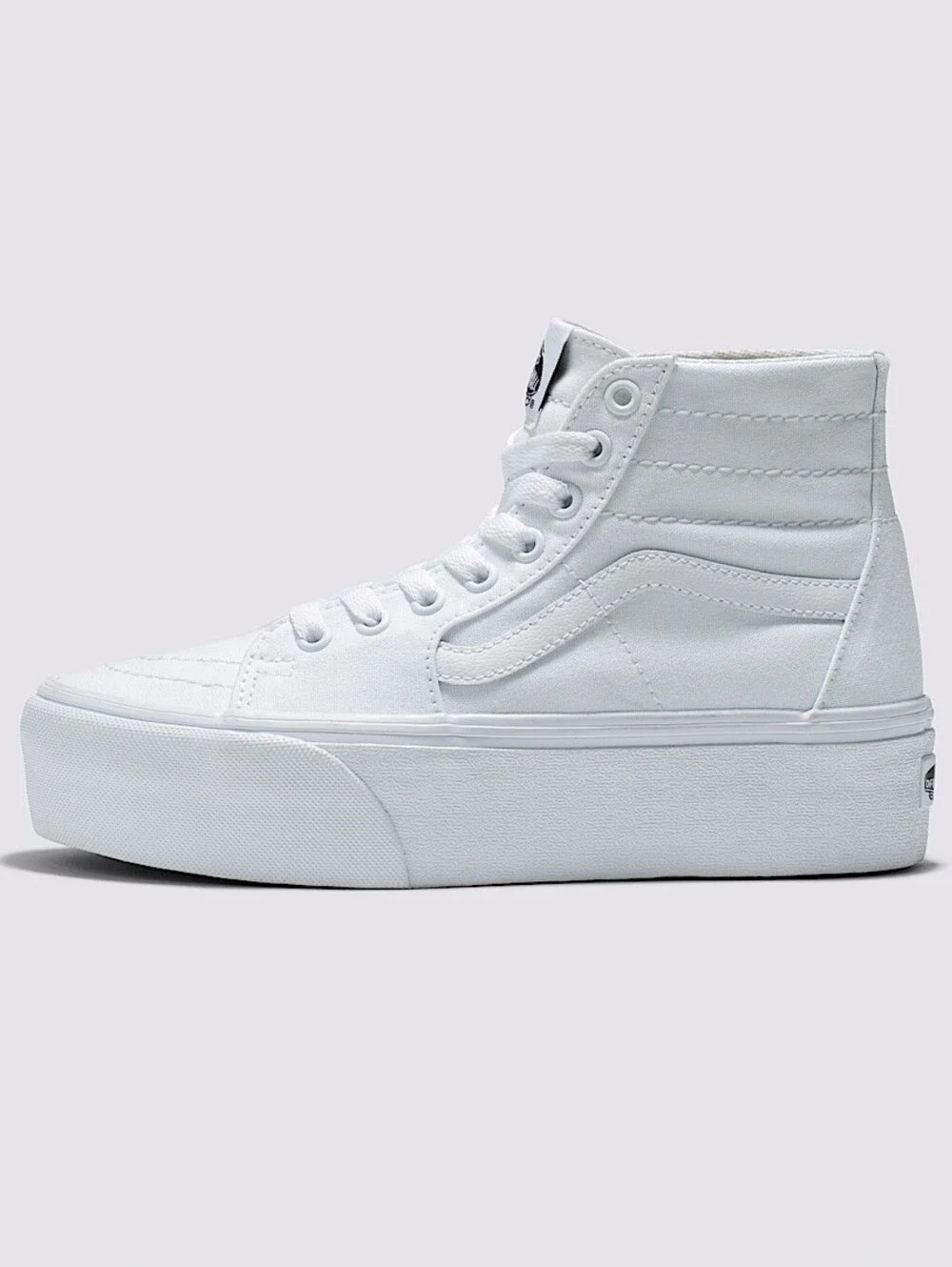 Vans Sk8-Hi Tapered Stackform Shoe in White Women's Size 7